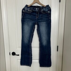 Miss Me Dark Blue Boot Cut Jeans